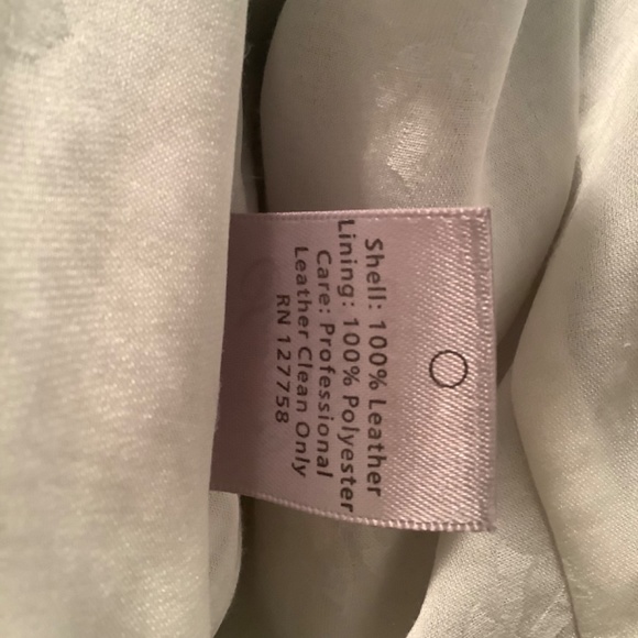 Gray Leather Jacket - Picture 4 of 4